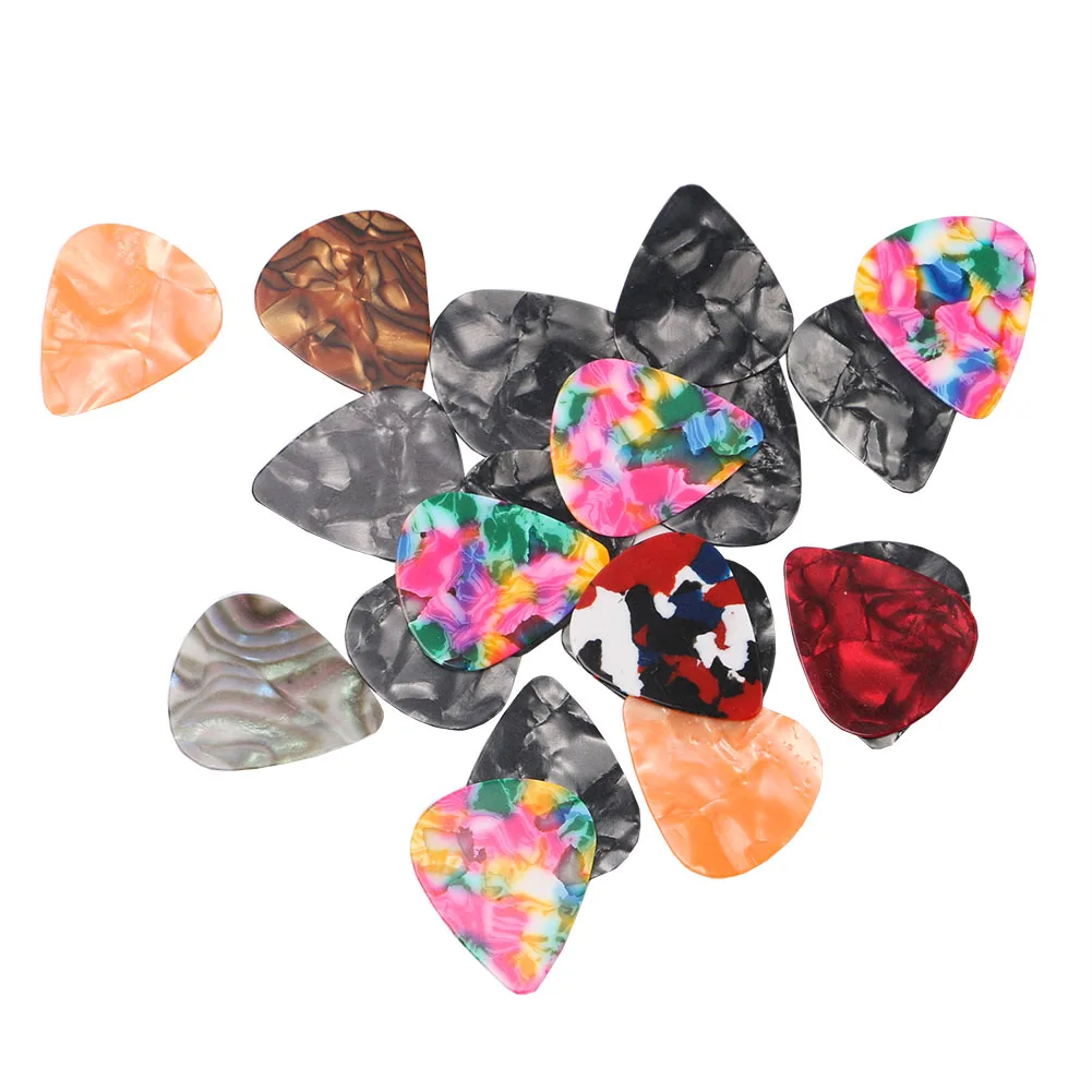 

Homeland 20 Pieces Colorful 0.45mm Guitar Picks Nylon Material Guitarra Picks For Acoustic Electric Bass Guitar