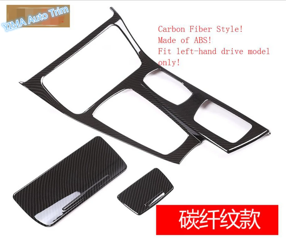 Lapetus For BMW 5 Series F10 525i 535i 2014 2015 2016 ABS Auto Styling Stalls Gearshift Box Frame Cover Trim 3 Pcs / 2 Colors | Автомобили