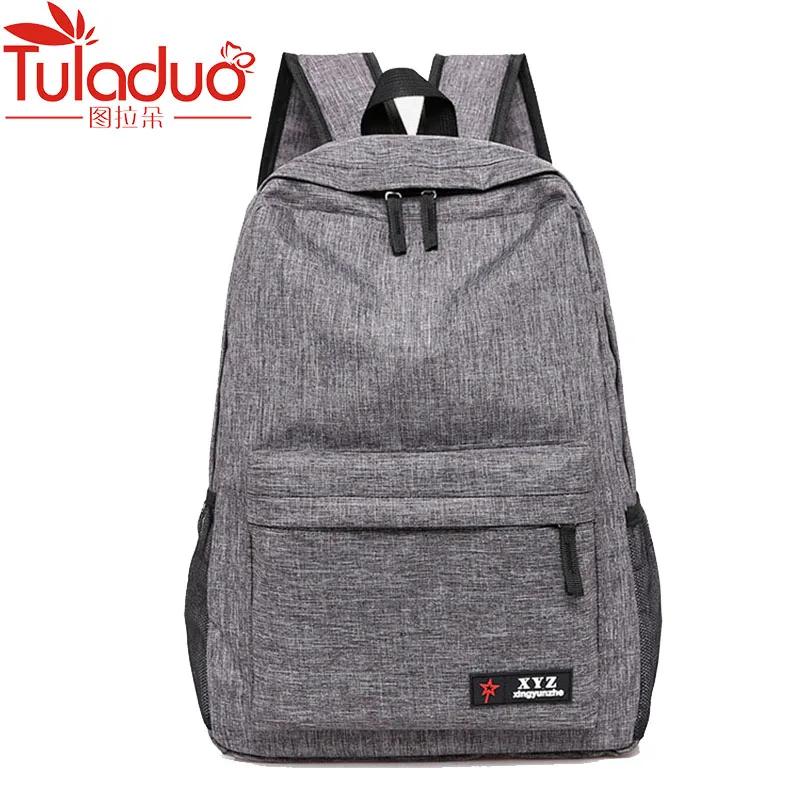 Ткань Оксфорд сумка Повседневное мода рюкзак Колледж ветры Простые Сумка для