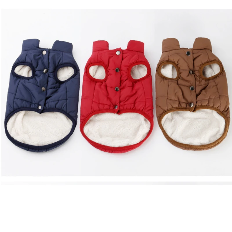 

1 шт., жилетка для собак, одежда, осенне-зимняя ветрозащитная теплая одежда для собак, пальто для маленьких средних и больших собак, куртка дл...