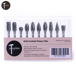 Набор сверл Atoplee, комплект из 10 твердых насадок 6 мм из вольфрамовой стали, для дрели