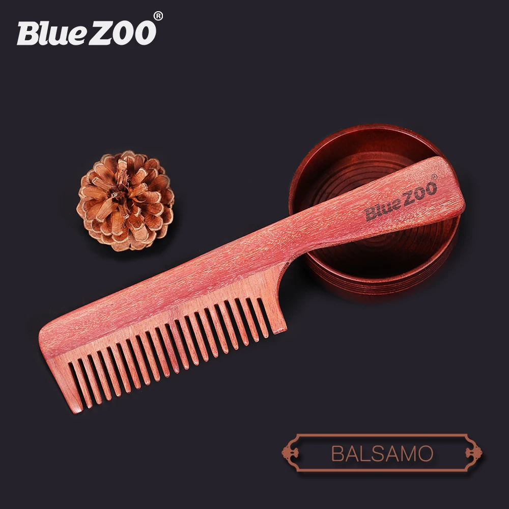 Долговечная длинная расческа Blue ZOO с широким захватом набор для ухода за бородой