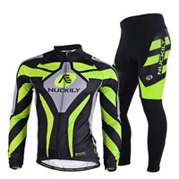 clothing windproof quick dry breathable cycling long sleeve suit bicycle jerseys for mtbroad bike