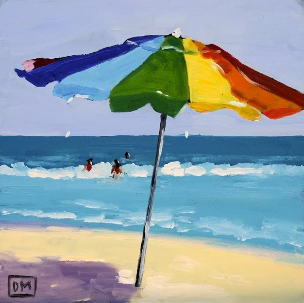 High quality Oil painting Canvas Reproductions A Colorful Spot by By Joni McPherson hand painted | Дом и сад