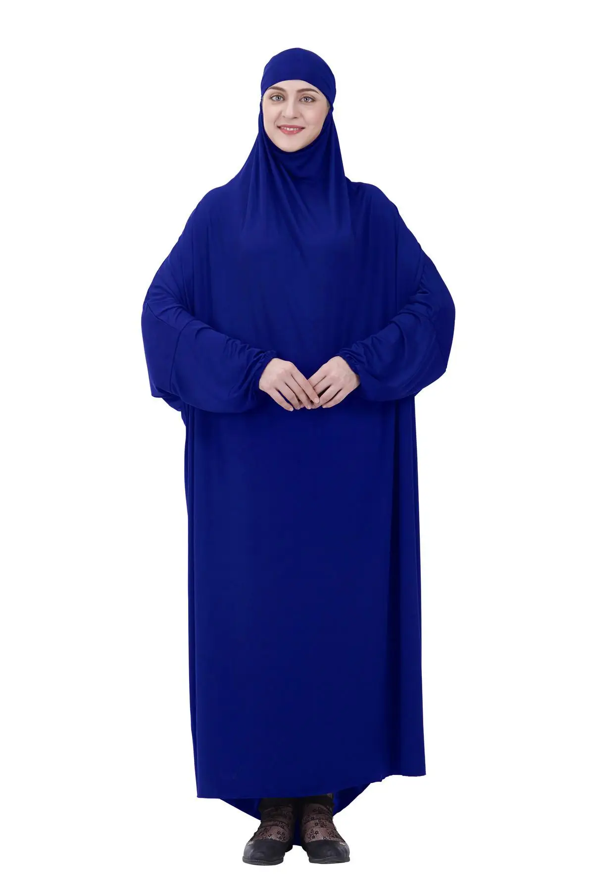 Ислам Дубаи Женские Накладные Jilbab Абая, для мусульман химар хиджаб платье кафтан мусульманское платье для молитвы поклонение услуги халат платье Мода