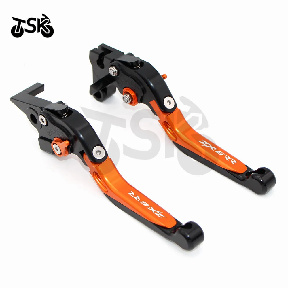 Для Kawasaki ZX6RR ZX6 RR 2000 2001 2002 2003 CNC Складные Выдвижные рычаги тормозной муфты|Ручки для