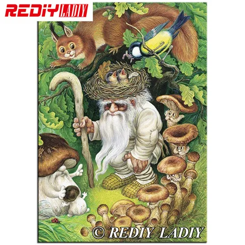 RF78920 Rediy ladiy полностью квадратные Кристальные картины Стразы Алмазная вышивка Волшебная ведьма Алмазная мозаика для рукоделия картины - Цвет: RF78920