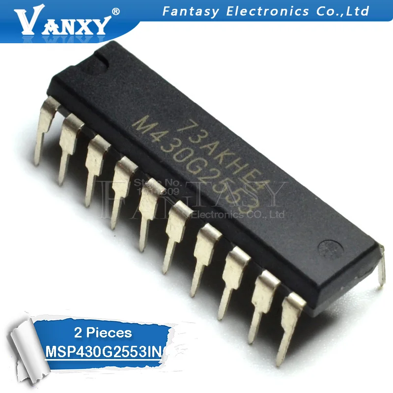 2 шт. MSP430G2553IN DIP20 M430G2553 DIP-20 MSP430G2553 DIP MSP430G2553IN20 | Электронные компоненты и
