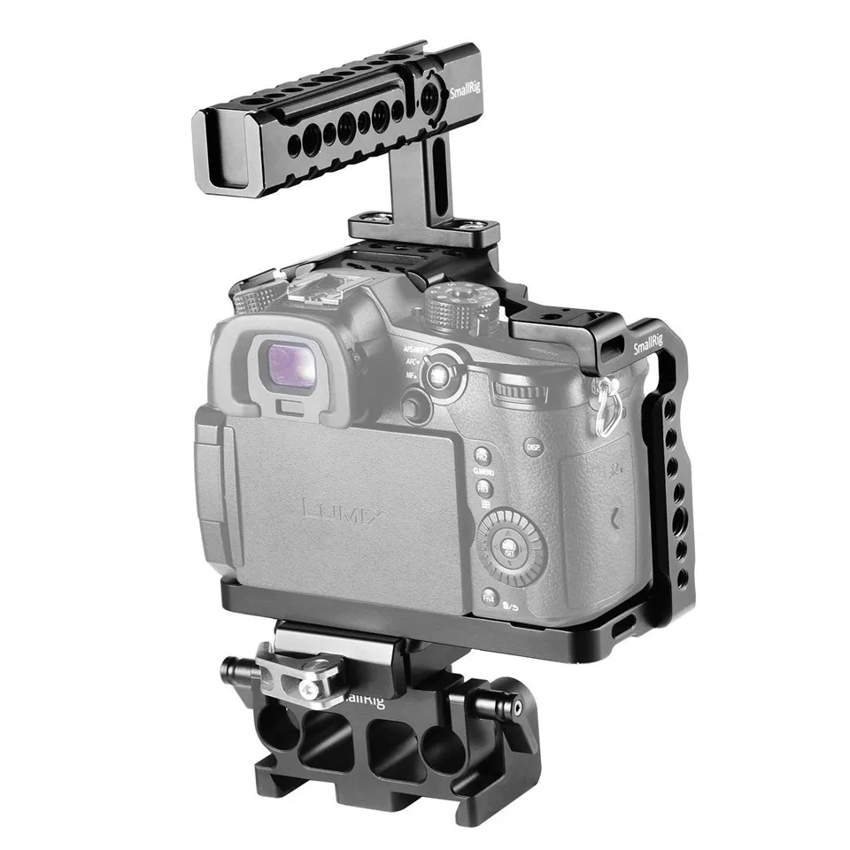 SmallRig клетка для Panasonic Lumix GH5/GH5S Комплект базовой плиты 2051|Клетки камер| |