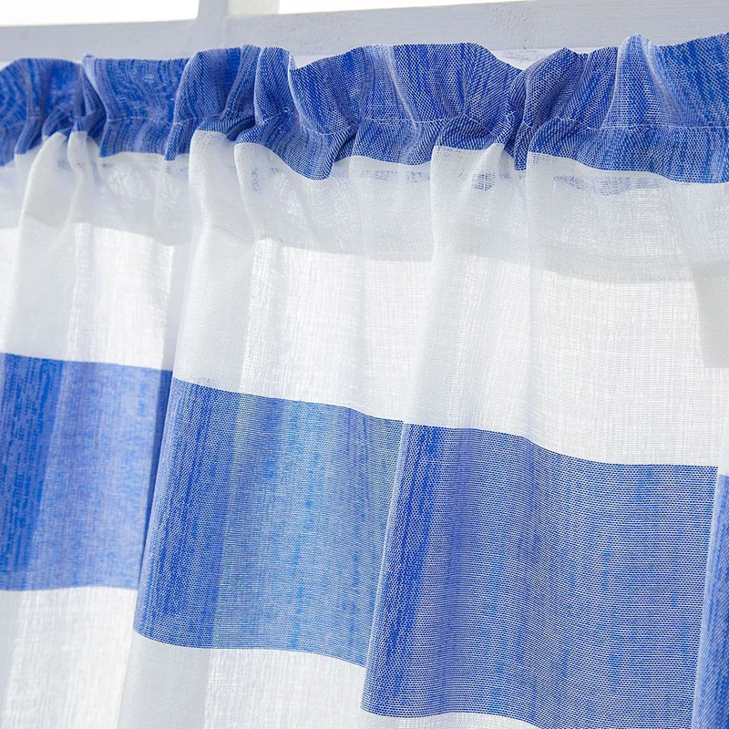 Современные шторы в скандинавском стиле для окна гостиной спальни полосатые из