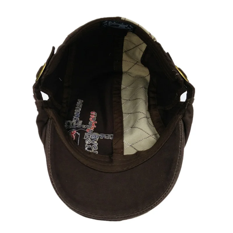 Береты мужские и женские хлопковые регулируемые зимние 2018