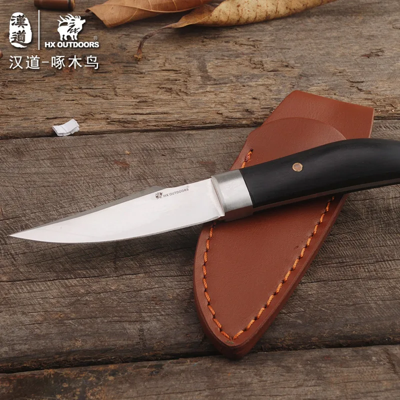 Комплект Электронных компонентов HX OUTDOORS высокая твердость деревянной ручкой прямой нож, нож для выживания в дикой природе self-защитный нож инструментов для использования на открытом воздухе, высокое качество