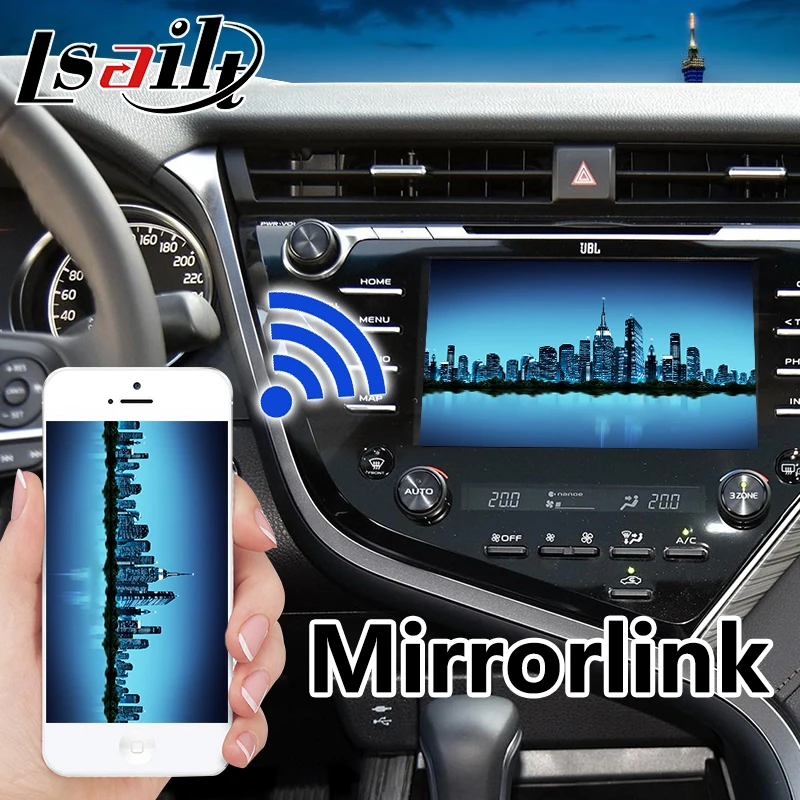 Lsailt Android gps навигация для Toyota Camry Touch 3 Panasonic Модель видео интерфейс коробка с carplay опцией