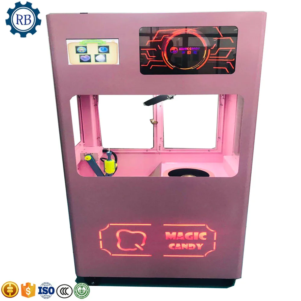 Новый тип китайский профессиональный автоматический Зефир машина cotton candy с