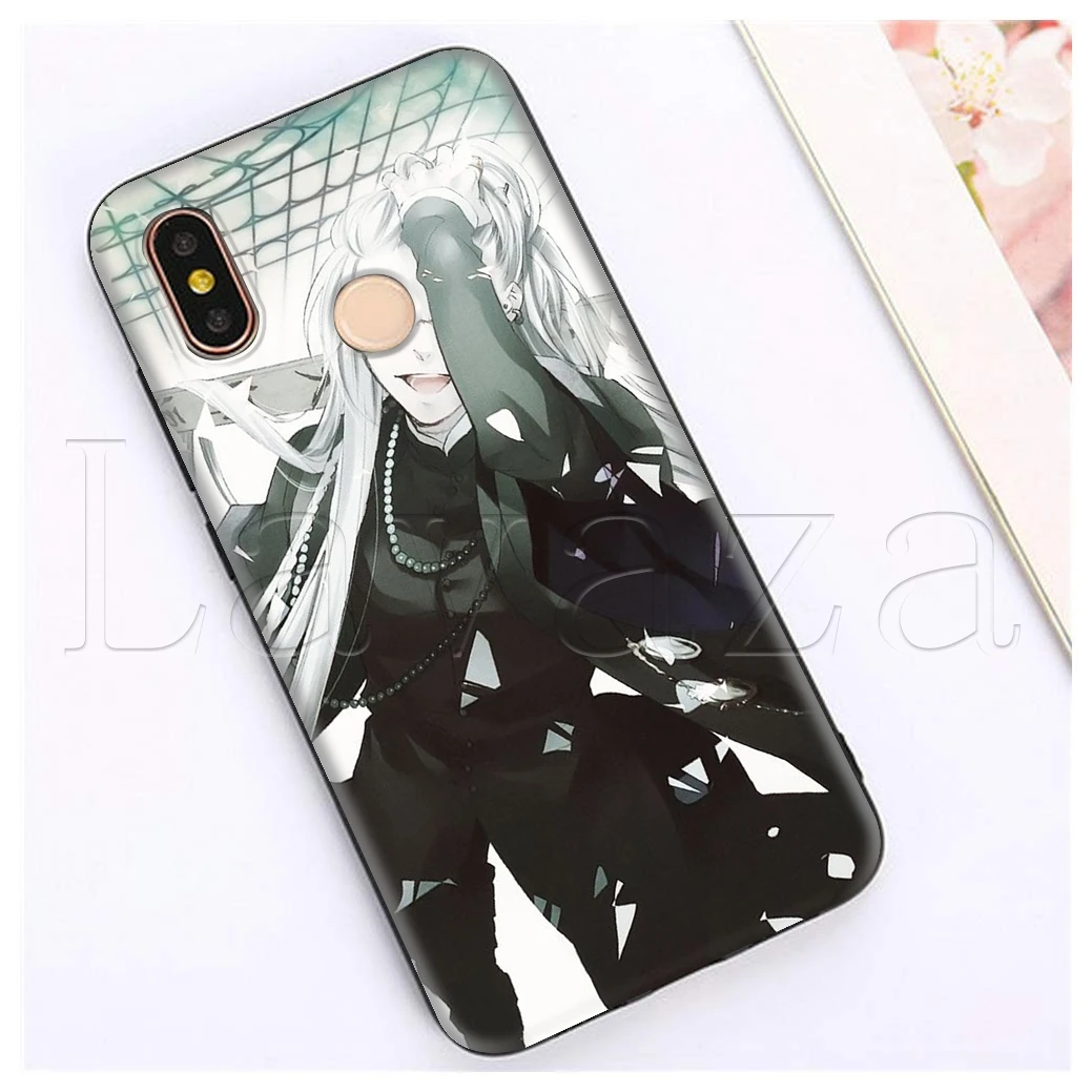 Мягкий чехол Lavaza Черный Батлер Kuroshitsuji для Xiaomi MI Redmi Poco X2 K30 Note 8T 10 6 8 9 9se A1 A2 A3 MAX 3 Lite Pro