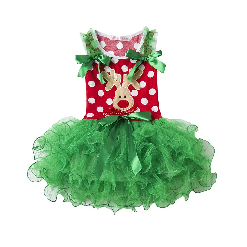 Осеннее платье для девочек Рождественская одежда малышей новые детские