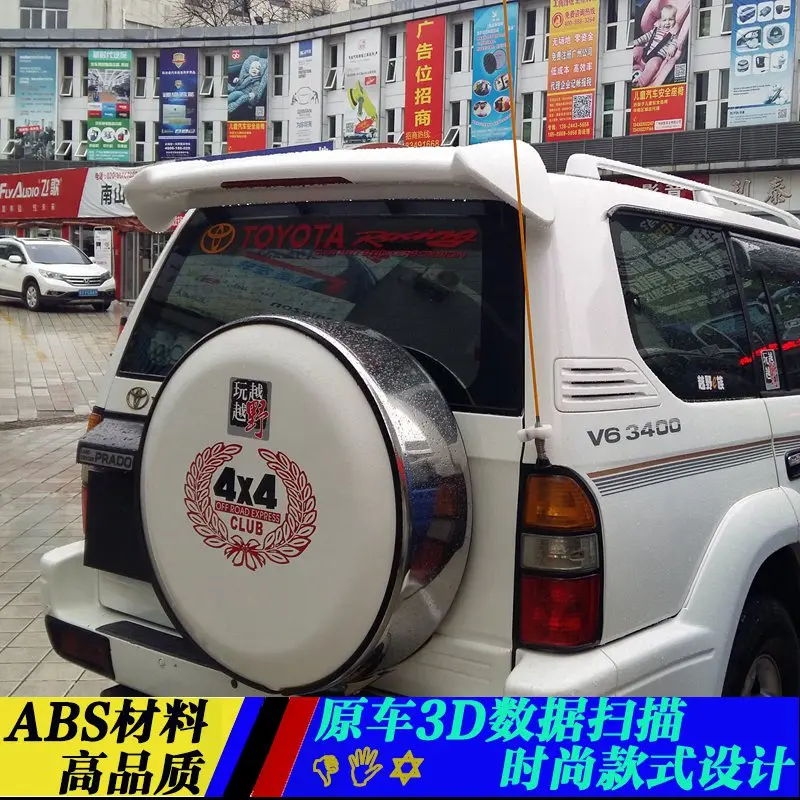 Используется для toyota land cruiser prado 90 спойлер 1996 2003 FJ90 со светом высокого качества ABS