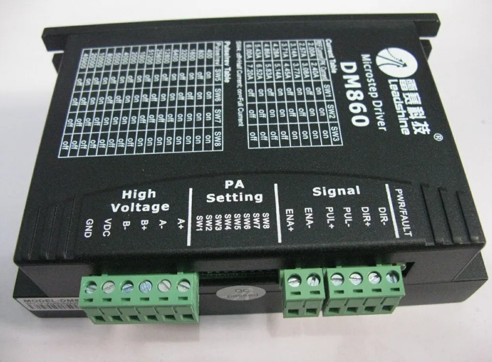 Бесплатная доставка двухфазный цифровой шаговый Драйвер Leadshine Base on DSP DM860