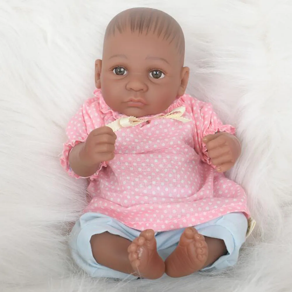 LEOOFU 28 см 11 дюймов подарок на день рождения мини силиконовые bebe Кукла реборн для