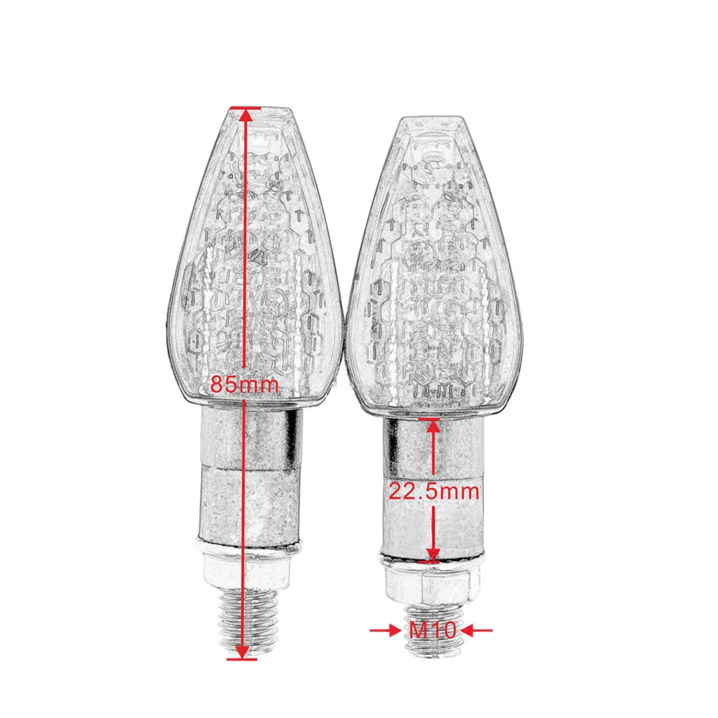 Лампы для автомобильных фар WUPP (светодиодный новая модель 2 шт. мотоциклов 14