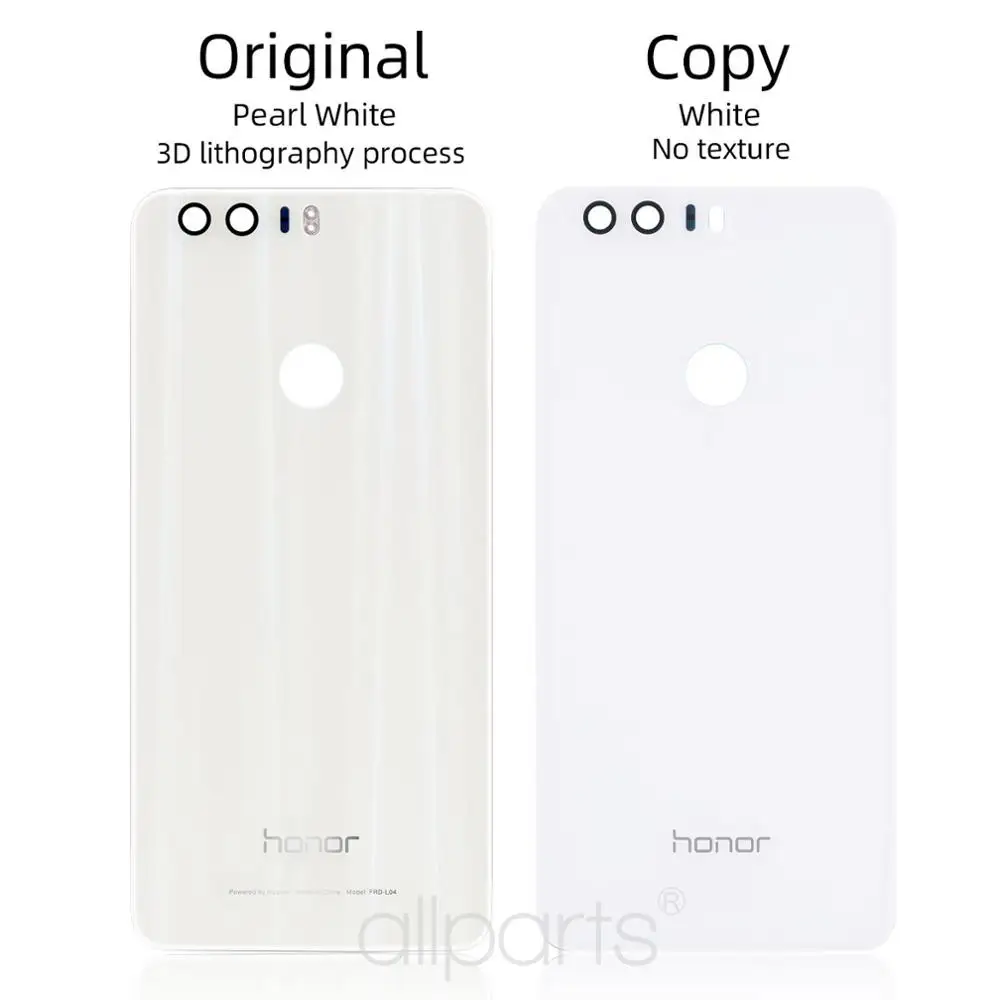 Оригинальная задняя панель корпуса класса для huawei Honor 8 задняя крышка батарейного отсека с объективом вспышки запасные части