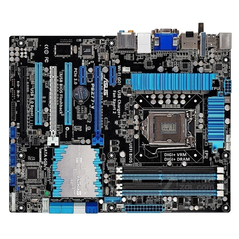 Настольная Материнская плата Asus P8Z77 V Z77 Socket LGA 1155 i3 i5 i7 DDR3 16 ГБ ATX UEFI BIOS оригинальная