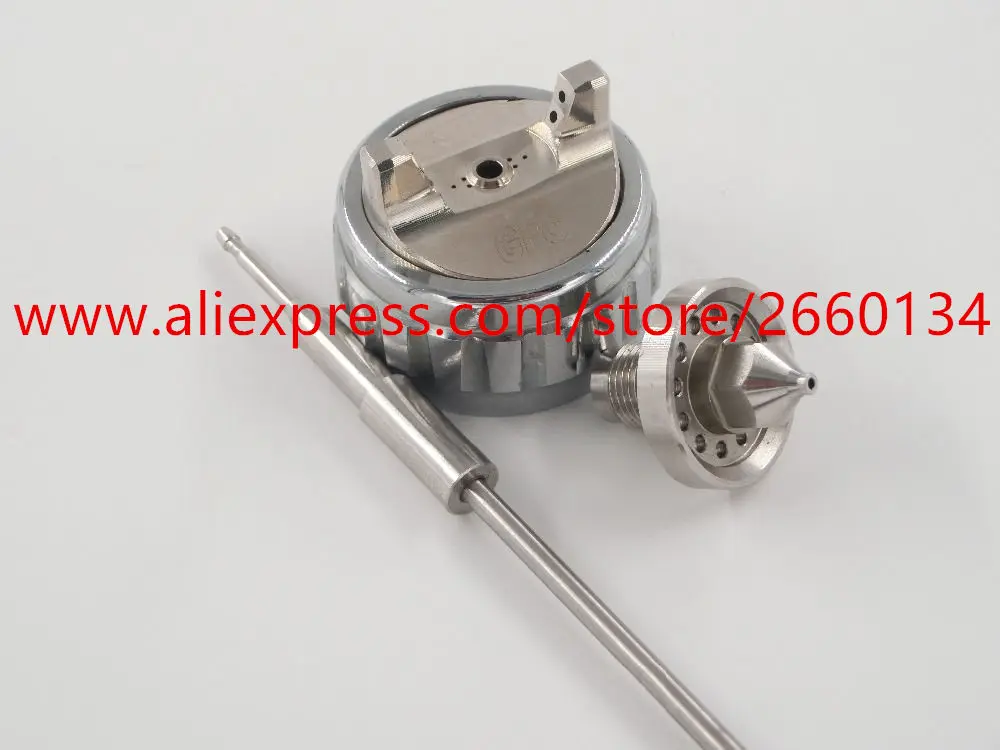 Wholesale and retail HVLP 1.3/1.4/1.8mm Needle,Nozzle and Flow cap Apply to GFG PRO and TT spray gunОптово-розничная HVLP 1.3 / 1.4 / 1.8mm Игла, Насадка и крышка потока Нанесите на распылитель GFG PRO и TT