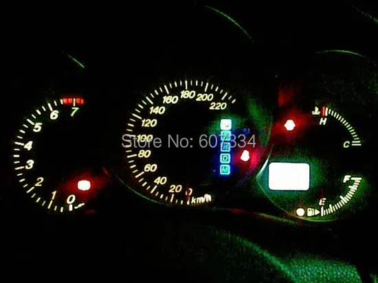 12V Светодиодная желтая автомобильная лампа T5 (5 мм лампа широкого угла) для светового сигнала пепельницы приборной панели W1.2W W2.3W W2X2.6d.