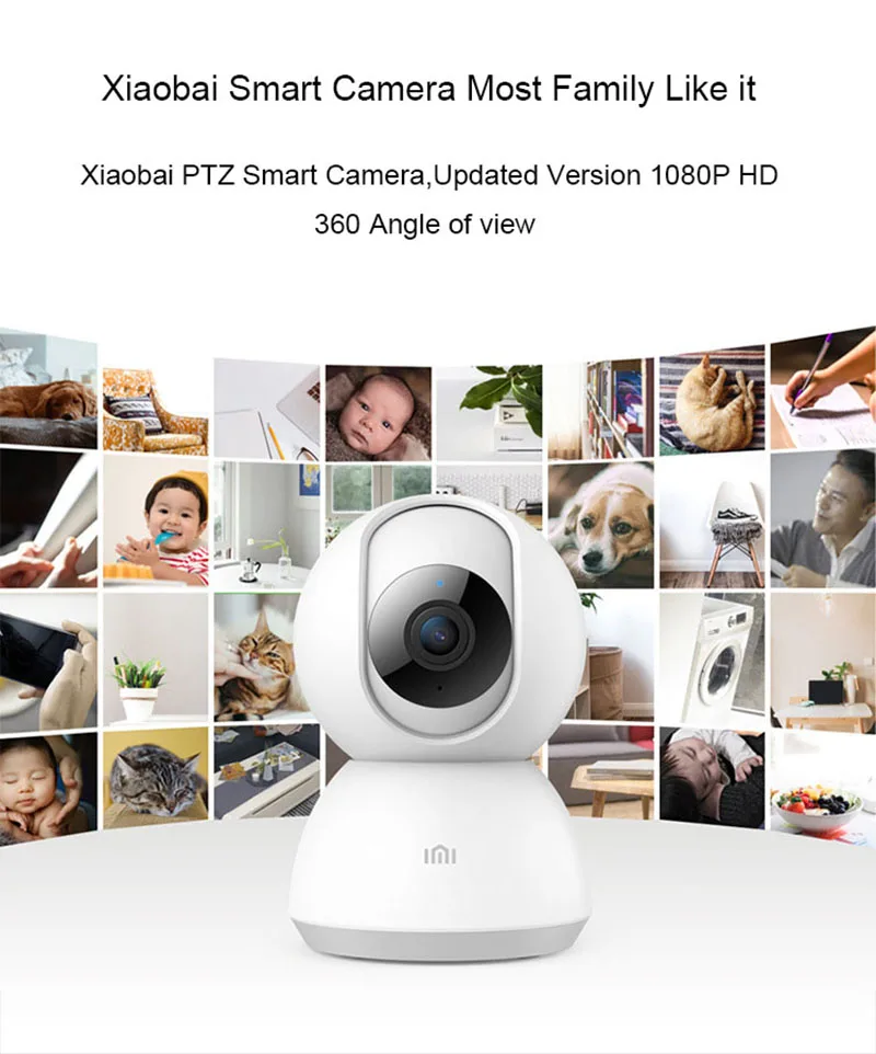 Смарт-Камера Xiaomi Chuangmi Mijia 1080 P ip-камера веб-камера видеокамера с углом обзора 360