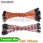 10 шт * Сверхмощный 22 # 22AWG сервоскрученный провод 150 мм
