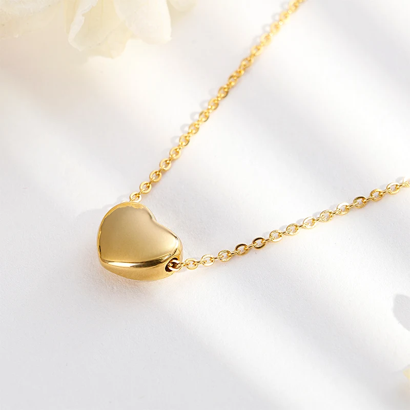 Женский набор украшений Kalen Love Heart сережек золотистого цвета из нержавеющей стали