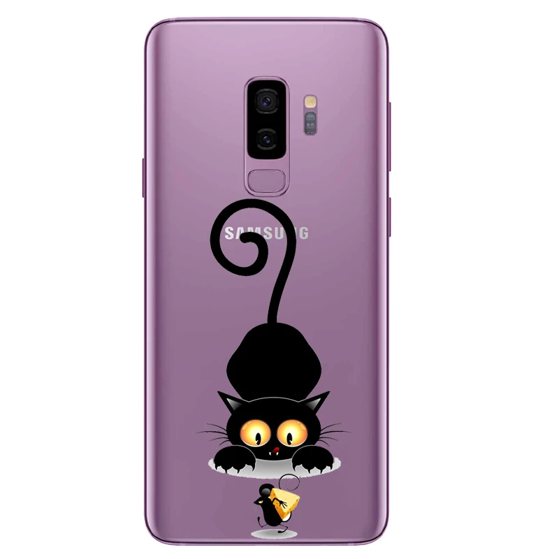 Милый силиконовый чехол ТПУ для Samsung S6 S7 S8 S6Edge S8Plus NOTE9 2 3 4 5 8 | Мобильные телефоны и