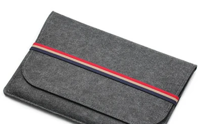 Тонкая шерстяная фетровая сумка для ноутбука Macbook air 13 чехол Pro retina 11 12 14 15 чехол s Xiaomi Air 12,5 13,3 15,6 чехол - Цвет: Черный