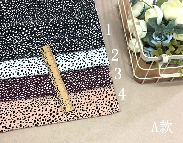 Новинка 2019 женская одежда сделай сам ткань с полиэстеровым принтом необычная