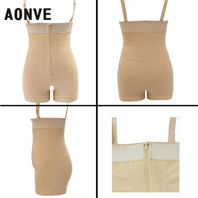 Женское корректирующее белье Aonve боди с высокой талией и открытой промежностью