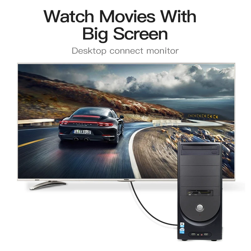 Кабель Vention HDMI оптоволоконный кабель 2 0 папа мама поддержка 4K 3D для HD тв жк дисплея