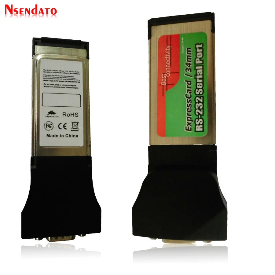 Express Card ExpressCard 34 мм до RS232 RS 232 DB9 серийный Порты и разъёмы карты расширения адаптер