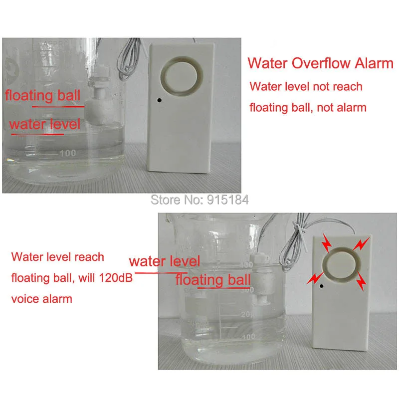 Smart Security Water Level Alarm/Water Leak Alarm Bathroom Laundry Sink Sensor Alert Detector | Безопасность и защита