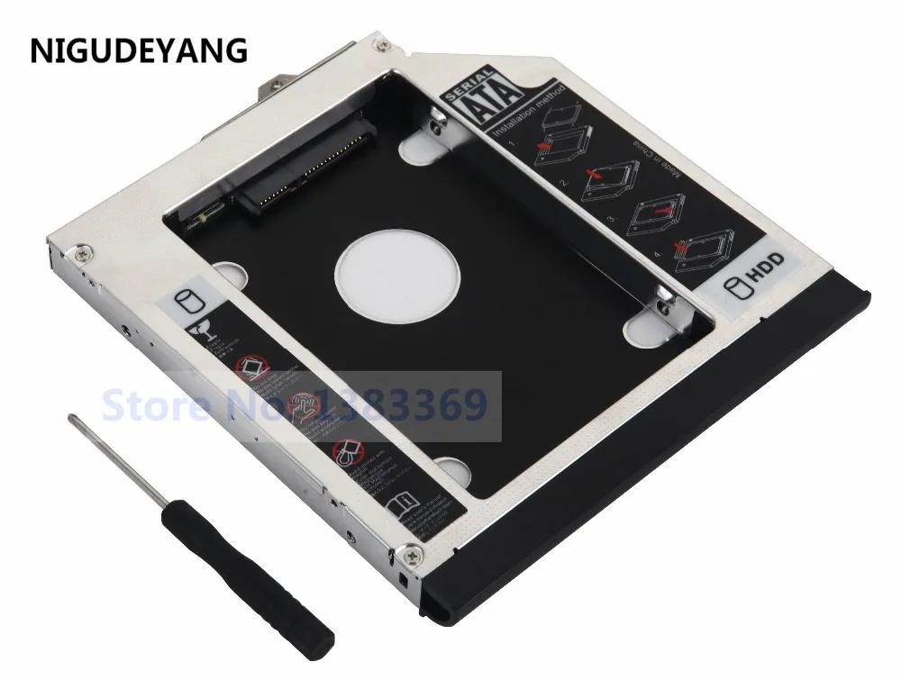 С рамкой + кронштейном 2 й HDD SSD SATA жесткий диск Caddy адаптер для HP EliteBook 6930p 8440p 8530p 8540p