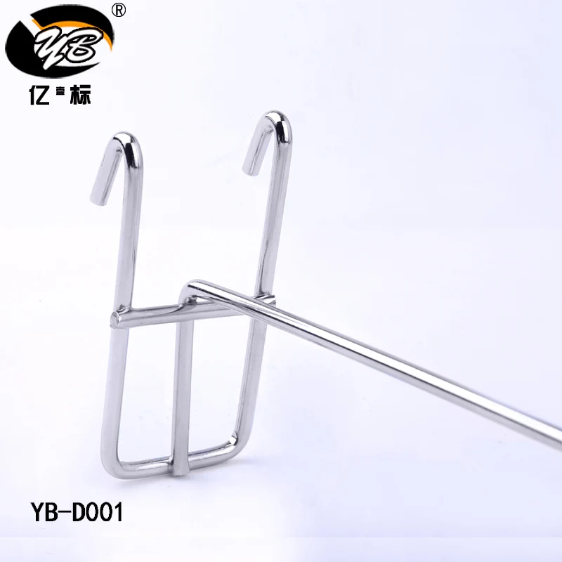 Бесплатная доставка 20 шт. Металл Gridwall крючки супермаркет дисплей Железный крючок