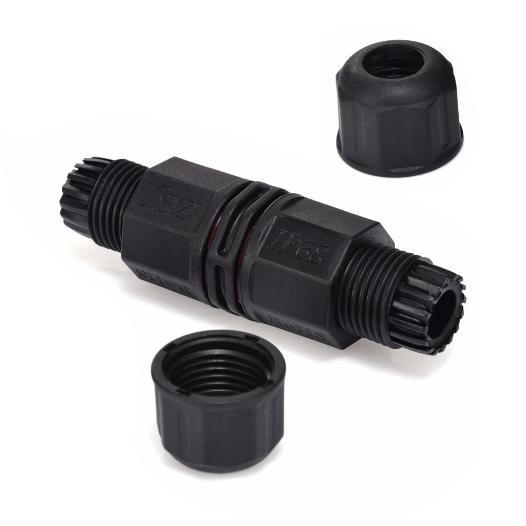 AC DC 10 мм IP68 15A 2/3/4 Pin водонепроницаемый коннектор-адаптер Винт Блокировка кабеля промышленный электрический провод разъем