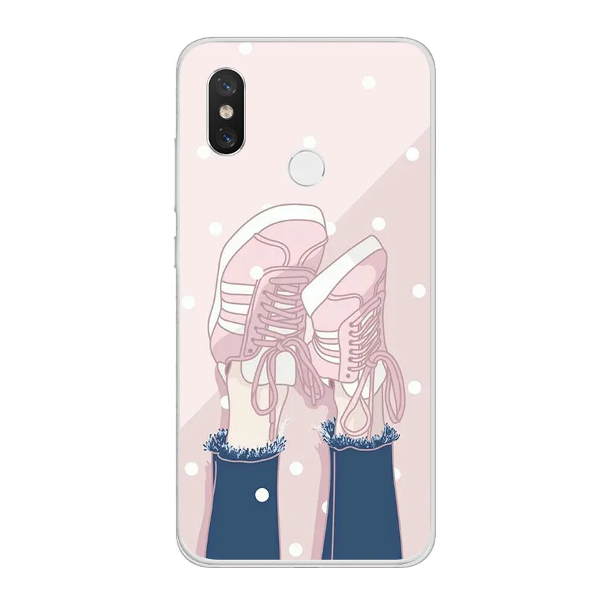 ciciber Cover For Xiaomi MIX MAX 3 2 1 S Pro MI A2 A1 9 8 6 5 X 5C 5S Plus Lite SE Pocophone F1 Phone Case TPU Cute Fashion Girl |