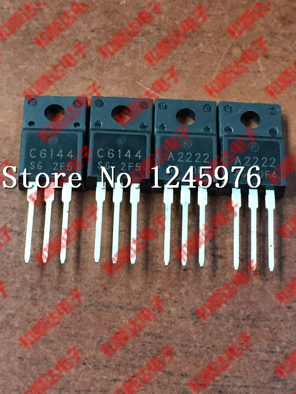 Бесплатная доставка 10 шт./лот 2SC6144 2SA2222 A2222 C6144 TO 220F новый оригинальный|lot|lot lotlot 10pcs |