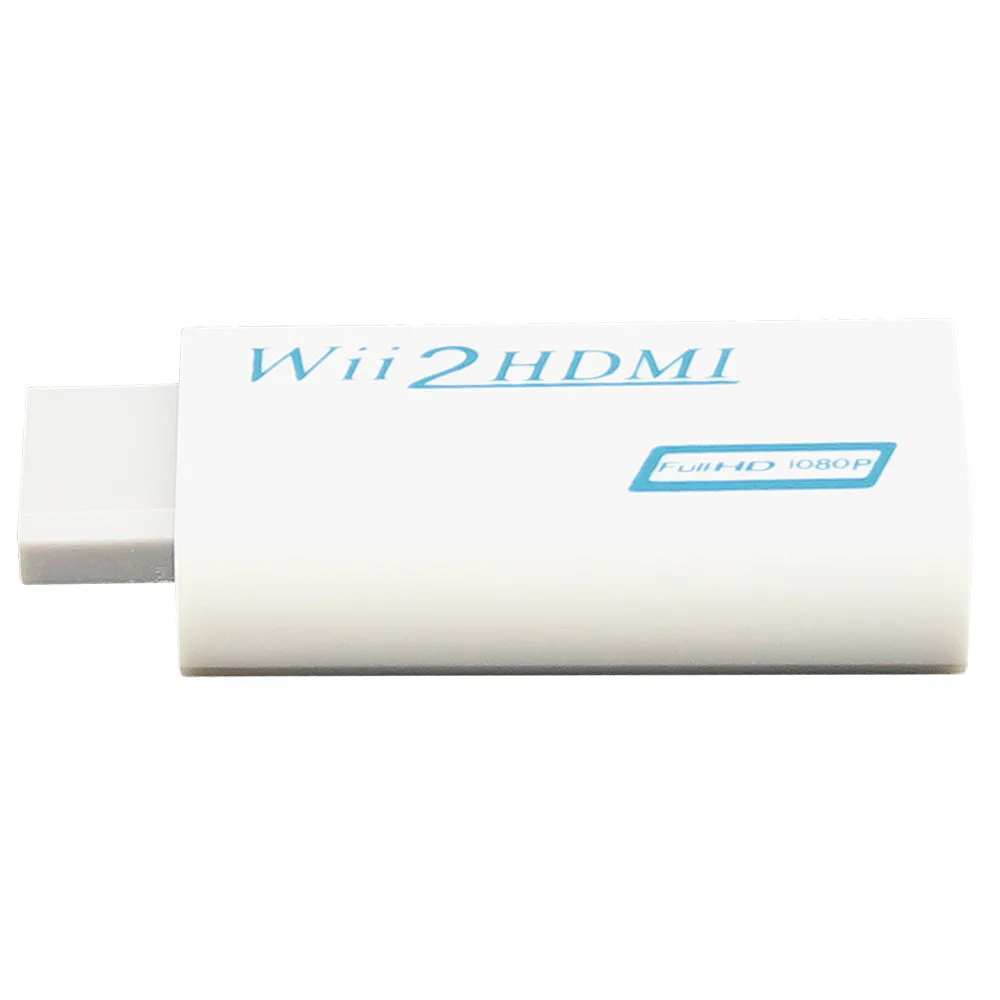 Белый для wii к HDMI wii 2 HDMI адаптер конвертер Full HD 1080 P выход 3,5 мм аудио видео выход