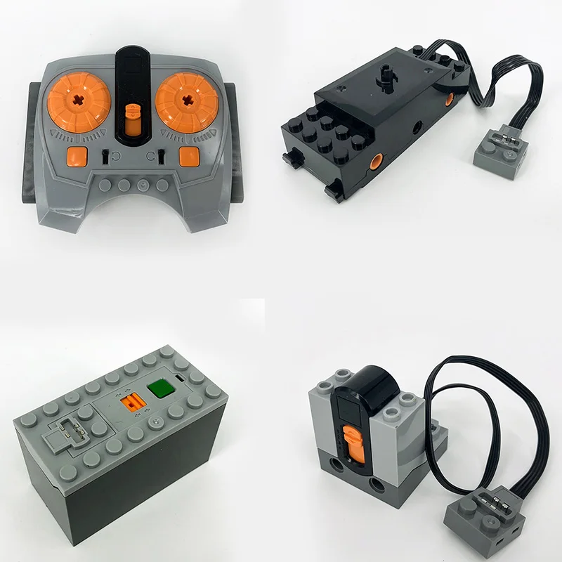 Train-MotorSet03 Technic MOC части совместимые электроинструменты сервоблоки 20001 поезд MXL электродвигатель PF Модели Строительные наборы - Цвет: Train-MotorSet03