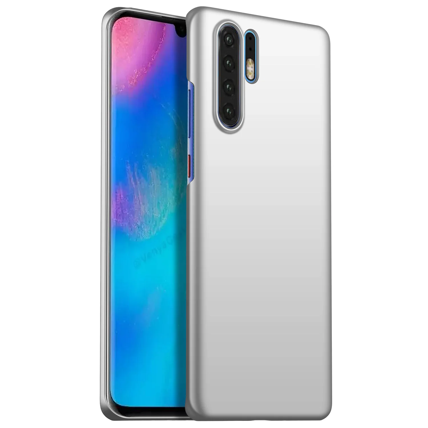 Для huawei p30 Pro Чехол роскошный высококачественный Жесткий ПК Тонкий чехол матовый защитный чехол для задней крышки чехол s для huawei p30 p30pro чехол для телефона - Цвет: silver