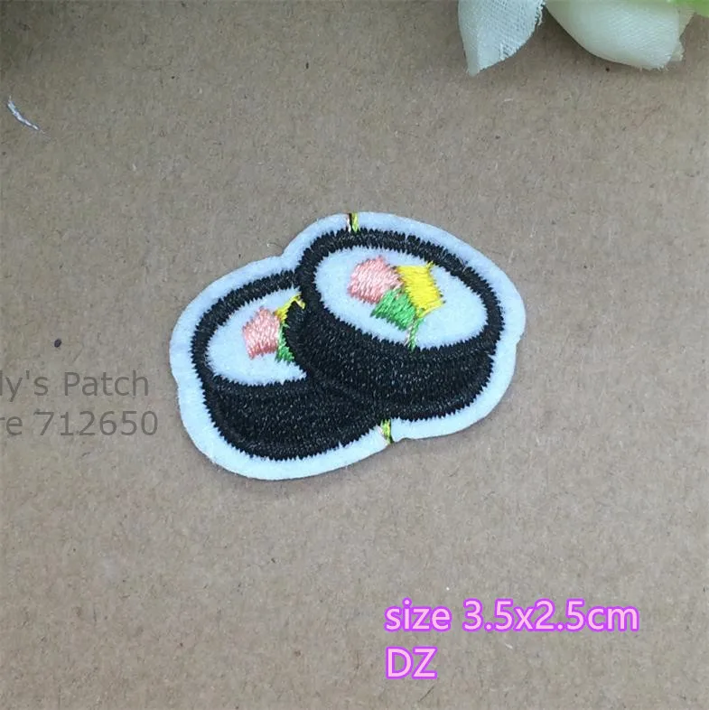 CPAM Доставка 10 шт сахарное мороженое конфеты леденец суши вышитые утюгом на