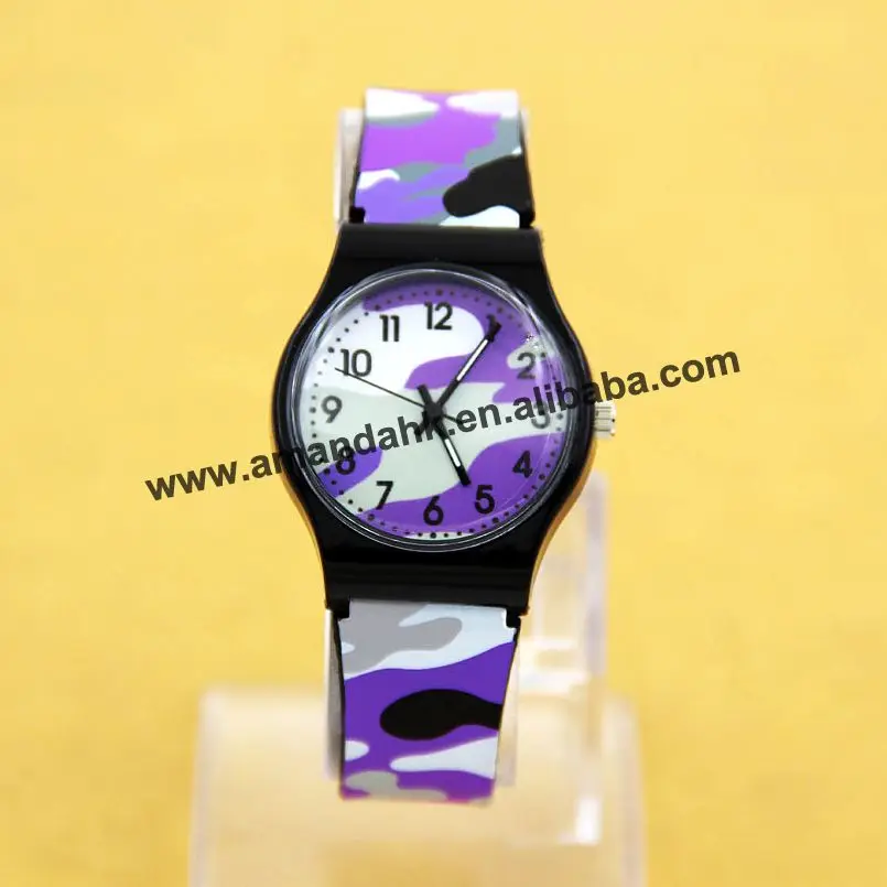 purple Модные камуфляжные мужские и женские повседневные кварцевые часы женские спортивные наручные часы женские - Цвет: purple
