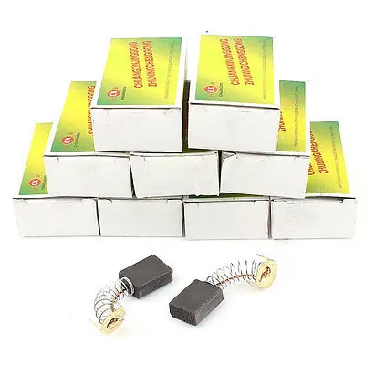 

10 Pair 17mm x 13.5mm x 6.5mm Motor Carbon Brushes for Electric Drill