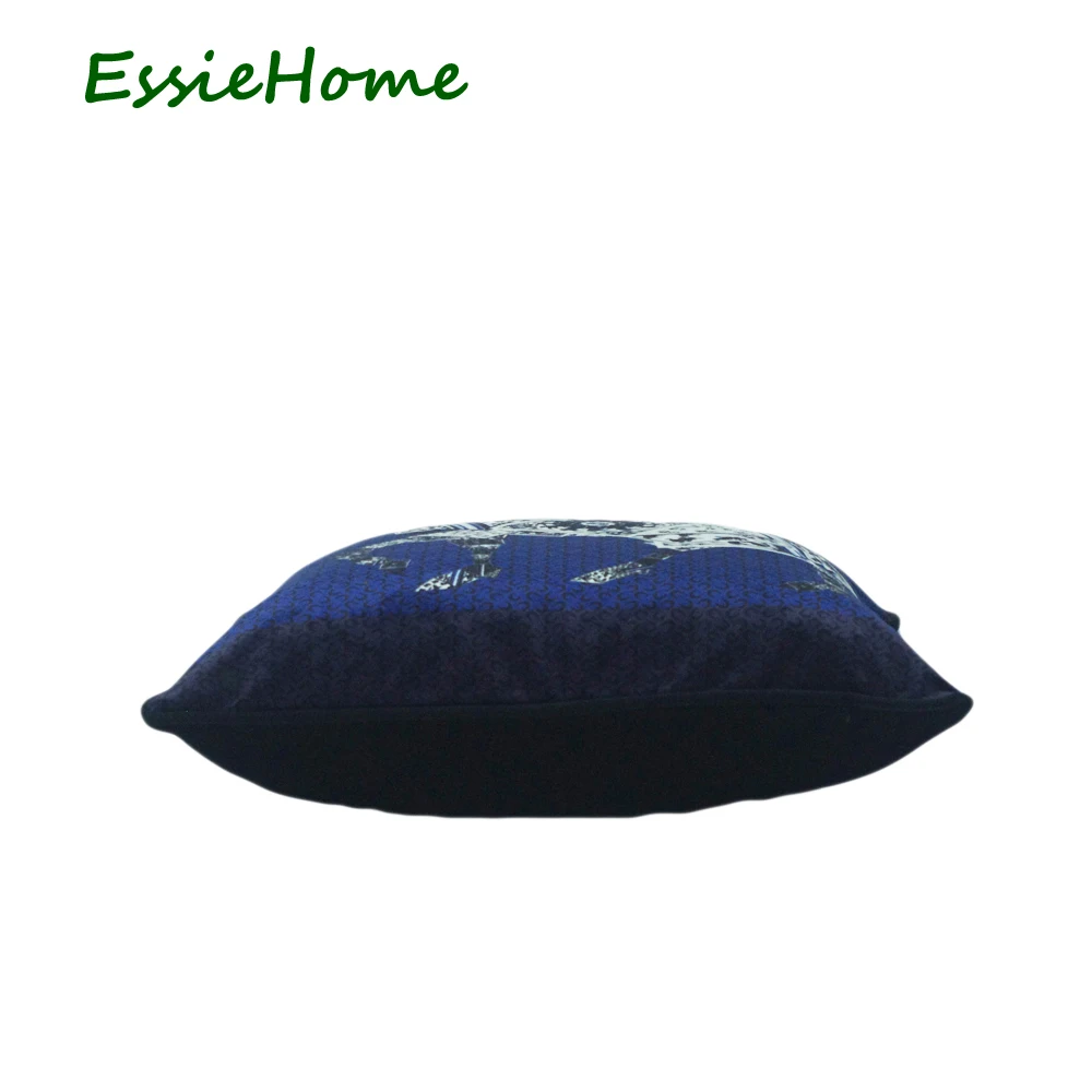 Мягкая Бархатная подушка в стиле рококо ESSIE HOME с принтом китайской лошади | Дом и